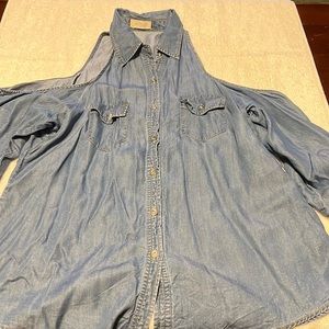 Denim Blouse - Size Medium